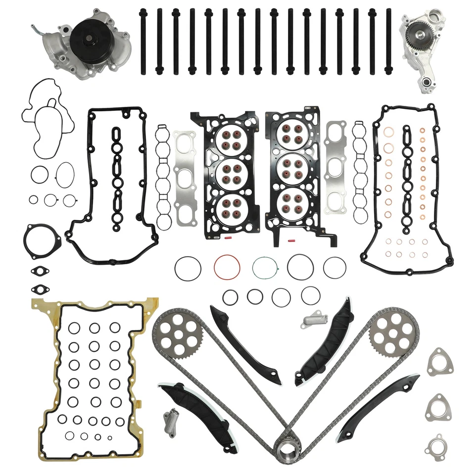 Juego completo de cadena de distribución de juntas para Jeep Grand Cherokee 3,0 L V6 14-19 diésel Foto 4 de 4