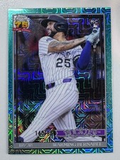 2026 Topps Baseball Silver Pack Mojo Teal #91C-21 WARMING BERNABEL 145/199
