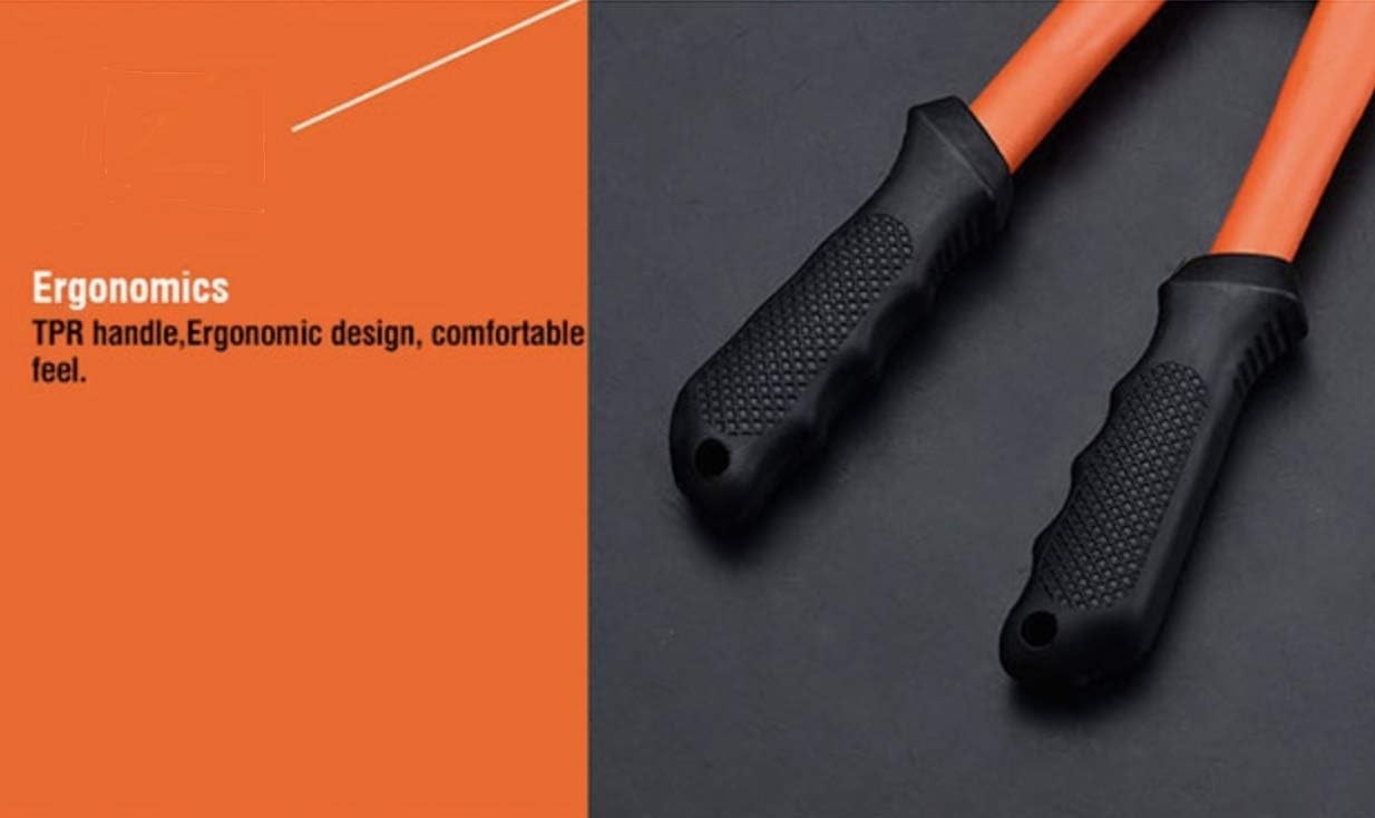 Bolt Cutter 12” - Heavy Duty Forged T8 Steel Blade Cuts Steel Wire, Chain Lin...