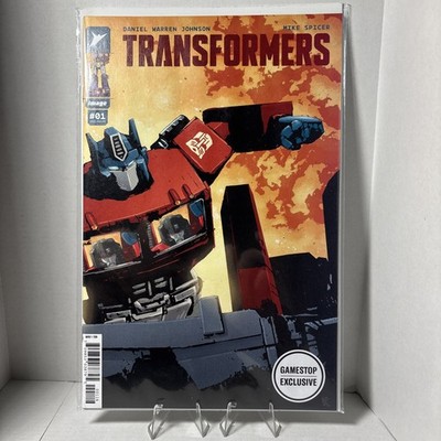 Transformers #1 2024 Gamestop Variant Image Comic Book Optimus Prime Megatron