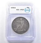 1878-S Seated Liberty Trade Dollar VF20 ICG *9142