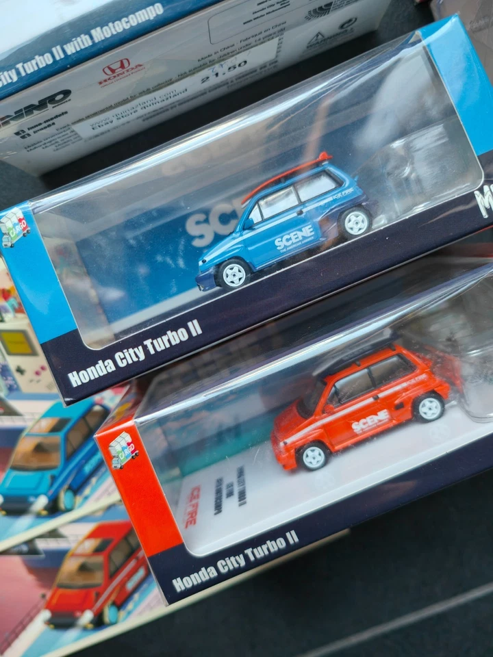 Inno64 Honda City Turbo II w/ Motocompo (11 Models) COMPLETE COLLECTION - Immagine 4 di 4