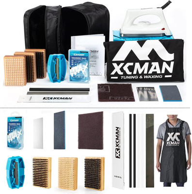 XCMAN Complete Ski Snowboard Tuning and Waxing Kit with Waxing Iron