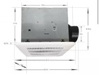 Commercial Electric 110 CFM 1.5 Sone Bathroom Exhaust Fan with Humidity Sensing — photo 3