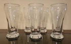 7 Vintage Federal Glass 7 oz Pilsner Beer Glasse