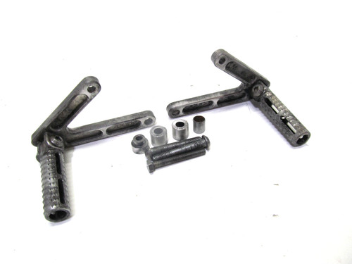 Dirt bike Motorcycle Folding Rear Foot Pegs Brackets Sets Passenger