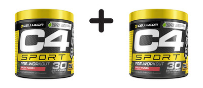 2 x Cellucor C4 Sport (30 Serv) Fruit Punch (72,90 EUR/kg)