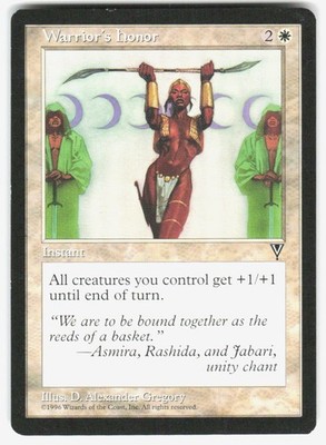 Warrior's Honor C Visions NM