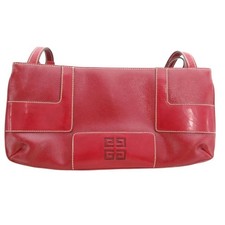 Givenchy Shoulder Bag Leather Logo Red /JS ■GY11 Ladies