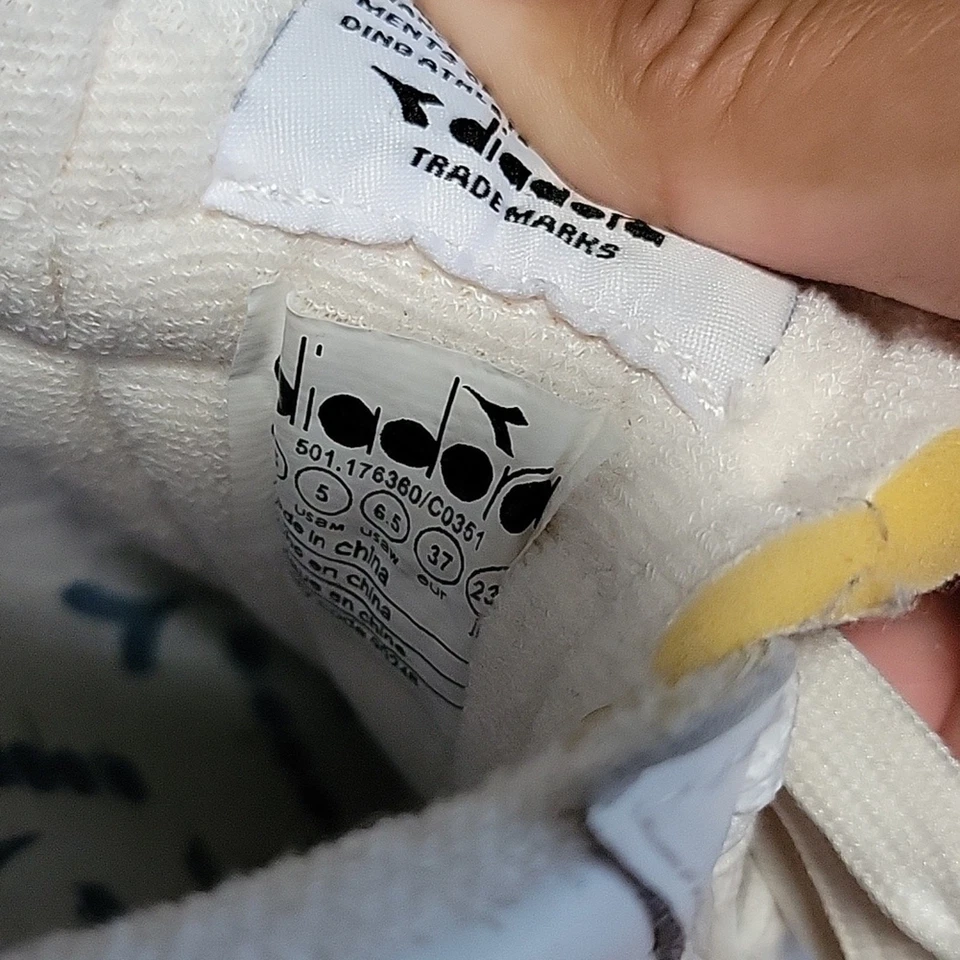 Zapatillas Diadora Game L bajas enceradas unisex cuero melodía talla 5 Foto 4 de 4