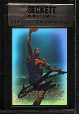 BAS 1999-00 Flair Showcase Antawn Jamison #44 Seal of Authenticity Auto 3c7