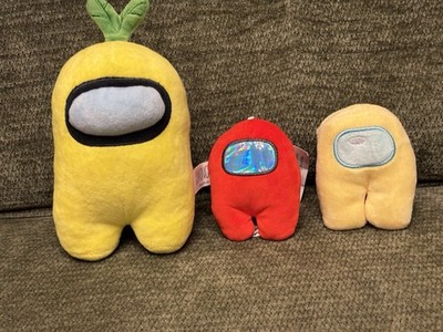 3 Among Us Plush Characters (Lot of 3)