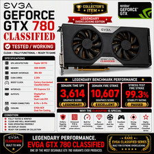 EVGA GeForce GTX 780 Classified 3GB GDDR5 Graphics Unit  Tested