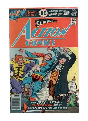 Action Comics #463 - Superman - DC Comics 1976 - Mid Grade Minus