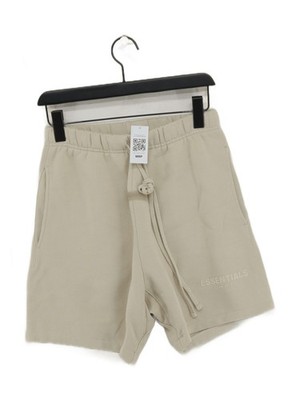 Essentials Herren Sporthose XXS Creme Baumwolle mit Polyester Jogginghose