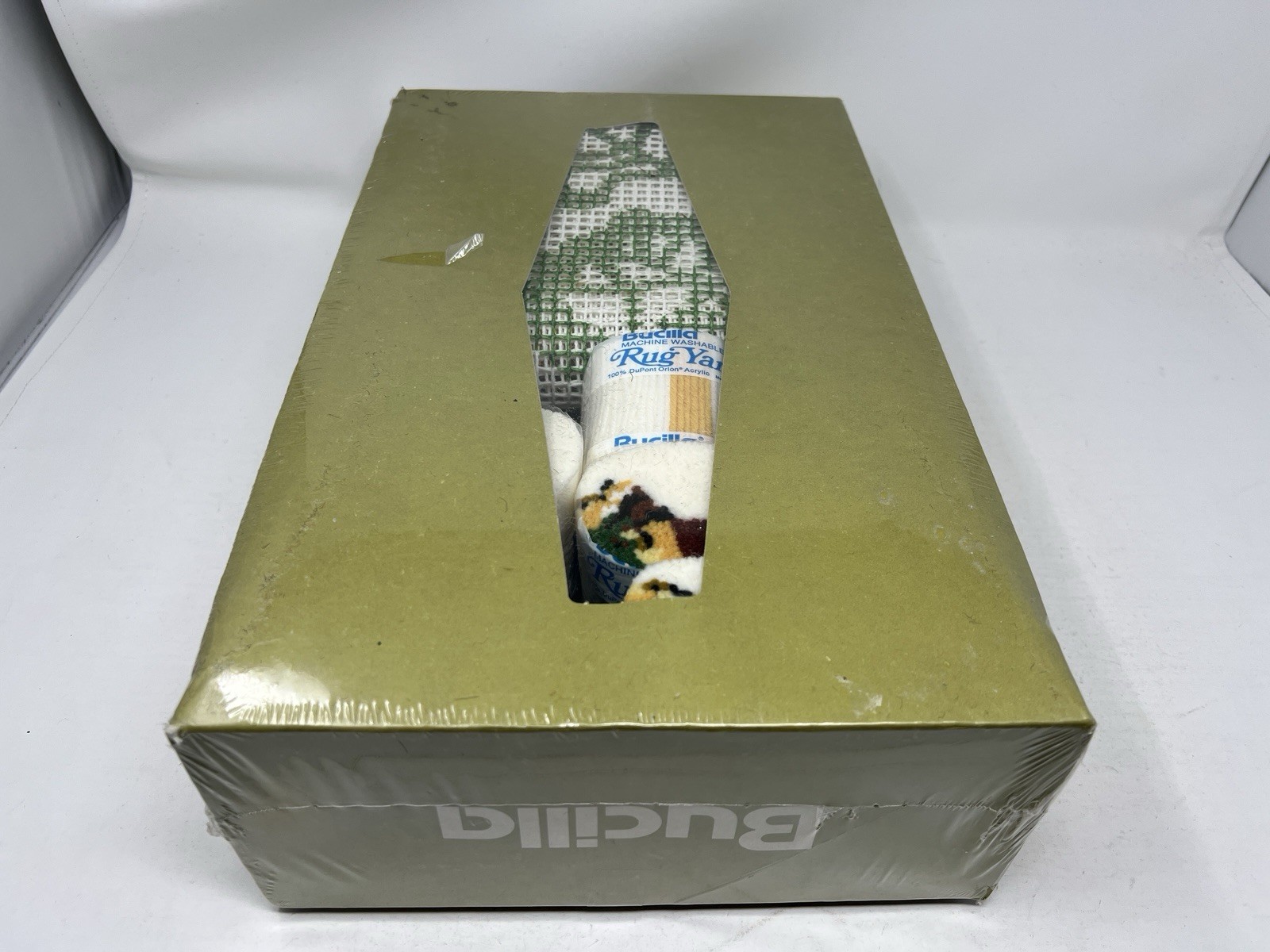 Bucilla DRIED FLOWERS  24”x36” Deluxe Pile Latch Rug Wall-Hanging Kit # 12894