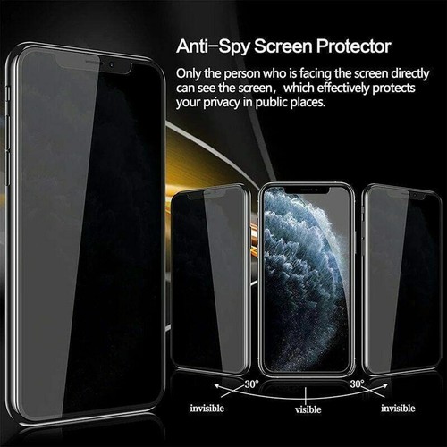 Protector De Pantalla Privacidad Vidrio Templado Para For iPhone 16 Pro 15 Max - Zdjęcie 8 z 13