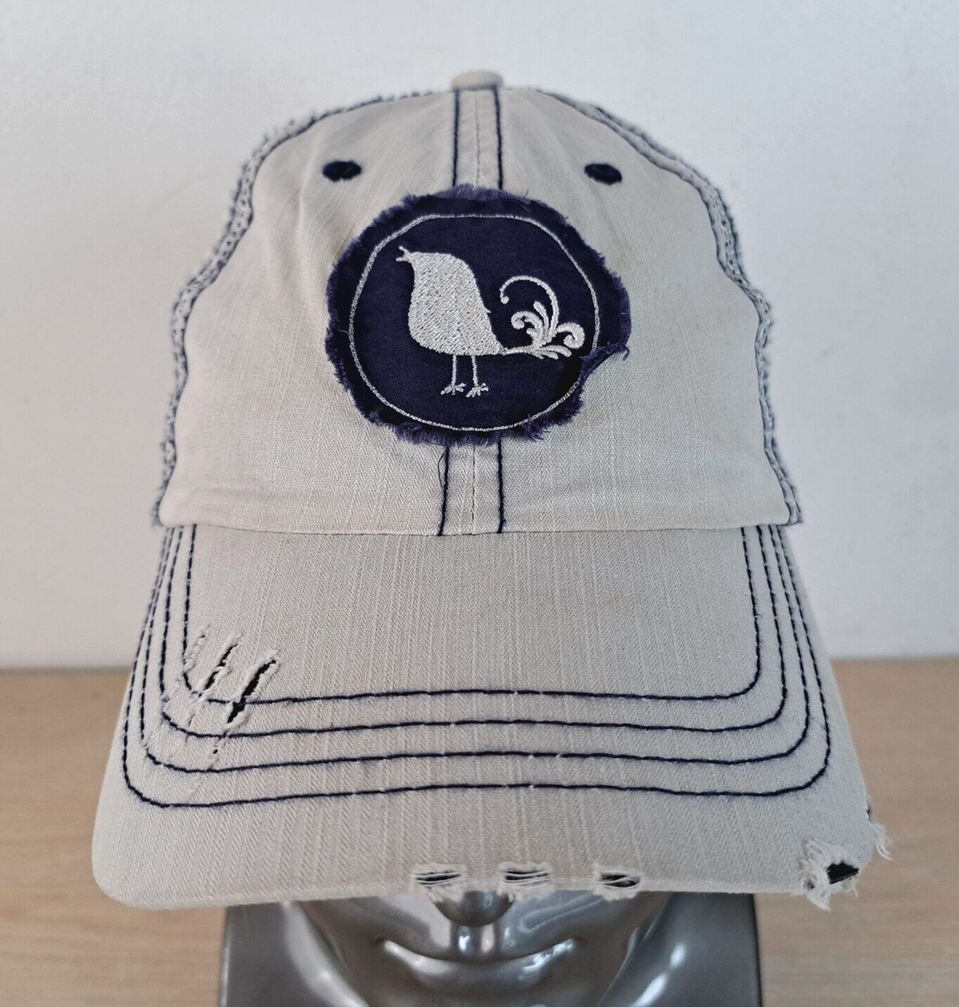 WHISTLING/SINGING BIRD PATCH ADJUSTABLE STRAPBACK… - image 1
