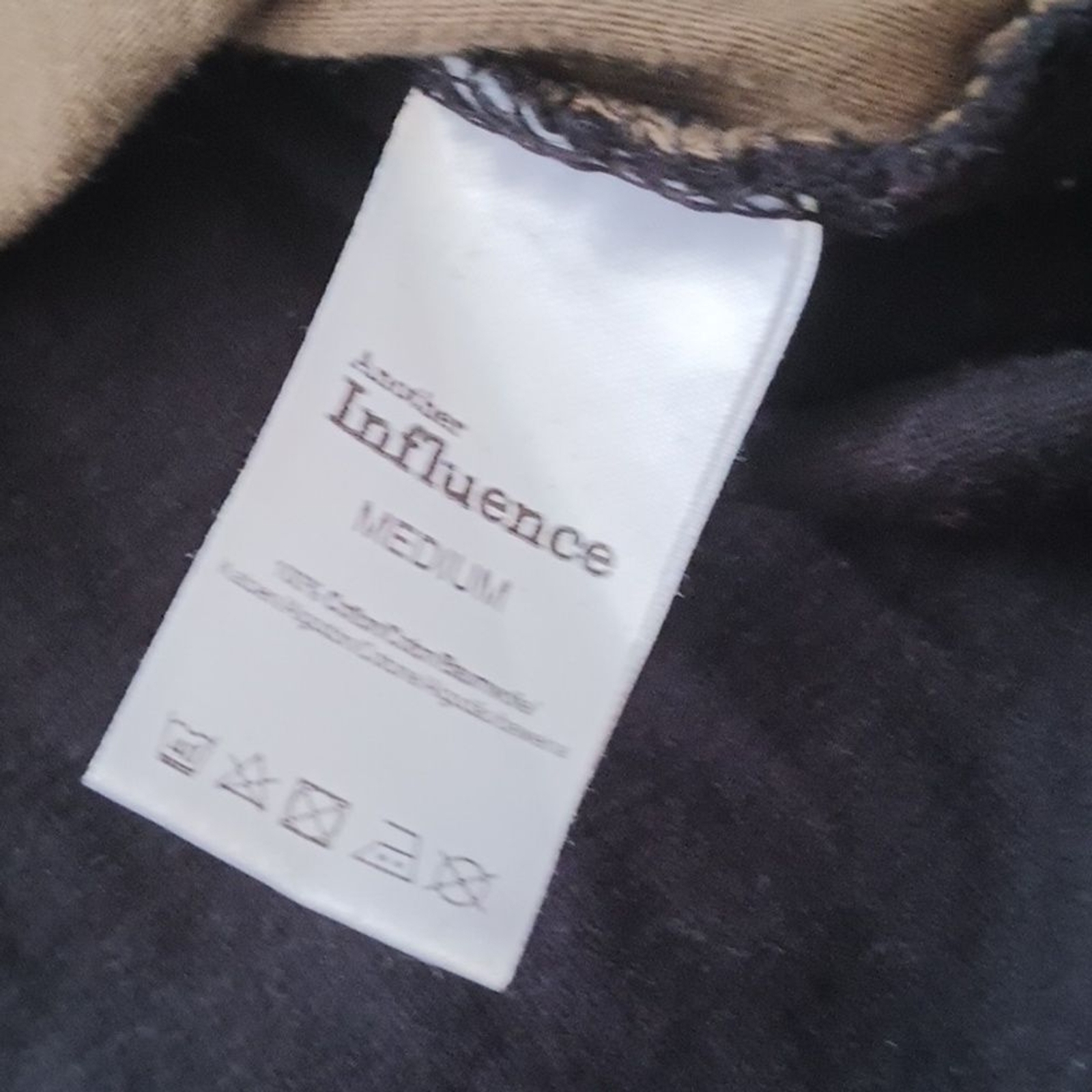 Another Influence Black Gray Green Colorblock T-S… - image 3