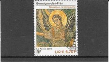 FRANCE 2000.MOSAÏQUE (9e SIECLE) DE GERMIGNY TIMBRE GOMME CACHET ROND  N°3358