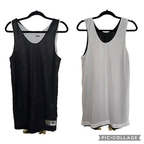 Eastbay Unisex wendbare schwarz-weiße Übungstrikots Small Medium Large - gebraucht, in einwandfreiem Zustand - Bild 8 von 8