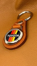 RETRO TOYOTA KEYCHAIN PREMIUM LEATHER 100 HIGH QUALITY