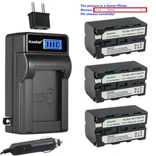 Kastar Battery LCD AC Charger for Sony NP-F770 & CCD-TRV62 CCD-TRV65 CCD-TRV66