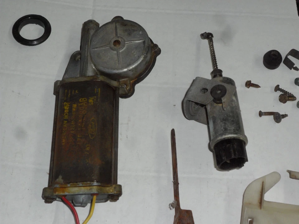 1984 1985 1986 Ford Mustang водитель двери внутренние детали лот окна двигателя замок ручки - Изображение 4 из 4