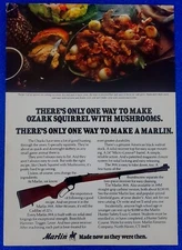 1978 MARLIN MODEL 39A LEVER ACTION .22 CALIBER HUNTING RIFLES ORIGINAL PRINT AD