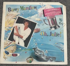 BARRY MANILOW oh, julie! STILL SEALED LP~male vocal/POP 1980's/PROMO SAW CUT