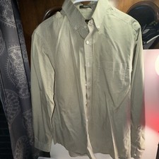 Eddie Bauer "Long Sleeve Button down Collar Dress Shirt" Relaxed Fit Size: M 
