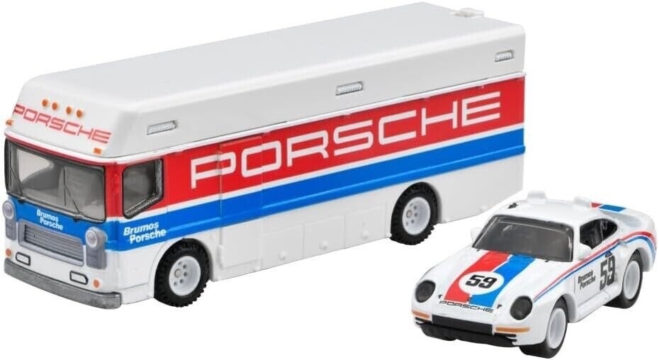 ホットウィール チームトランスポート ポルシェ 959 ユーロ ハウラー　2点 2024 Hot Wheels Team Transport Porsche 959 (1986) Euro