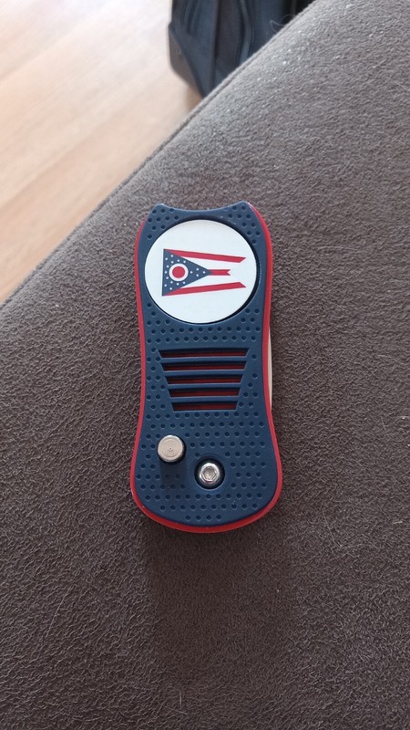 Team Golf SwitchFix Divot Tool State of Ohio Flag Ball Marker