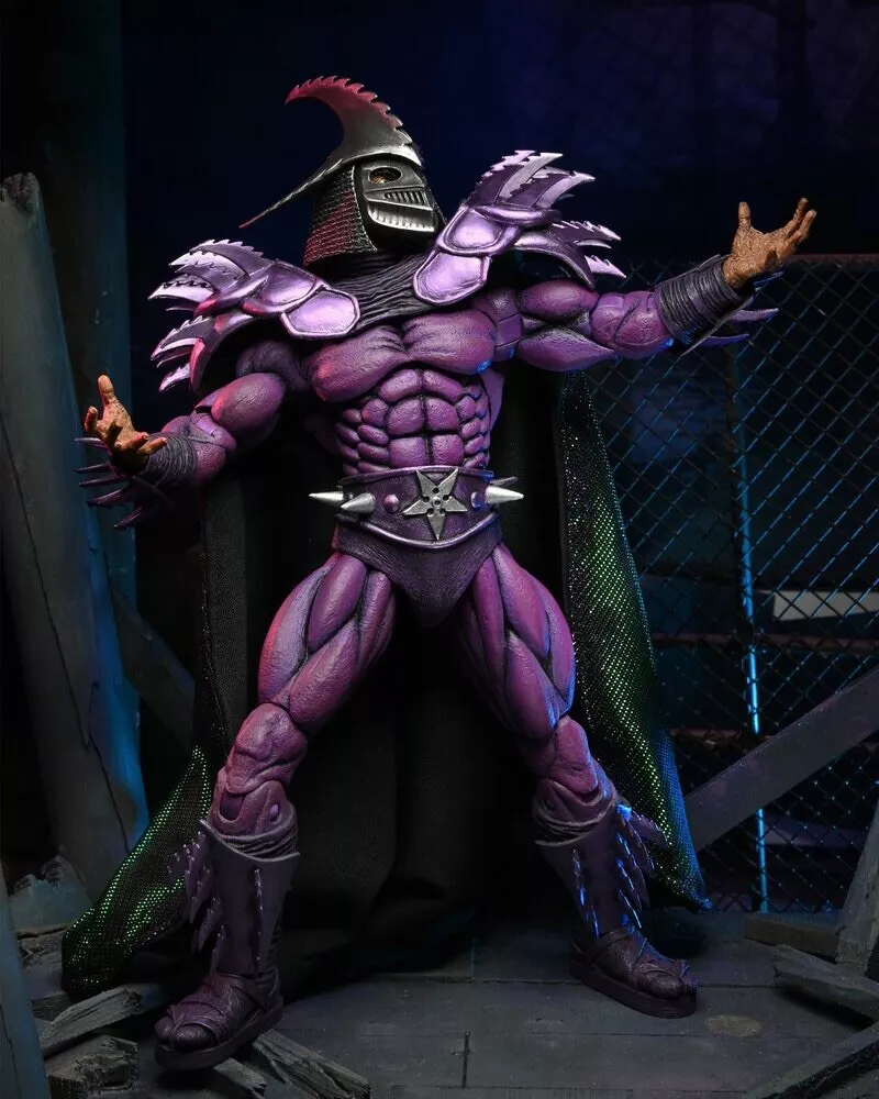 Neca Tmnt Ii: The Secret Of The Ooze Action Figure 30Th Anniversary  Ultimate Shredder Eu Homage 18 cm Figure Purple