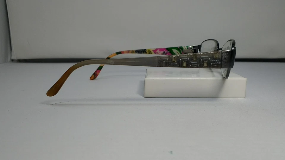  Vera Bradley Hope GUNMETAL/GREEN 52-16-135  FLEX HINGES G566 - Image 2 of 4