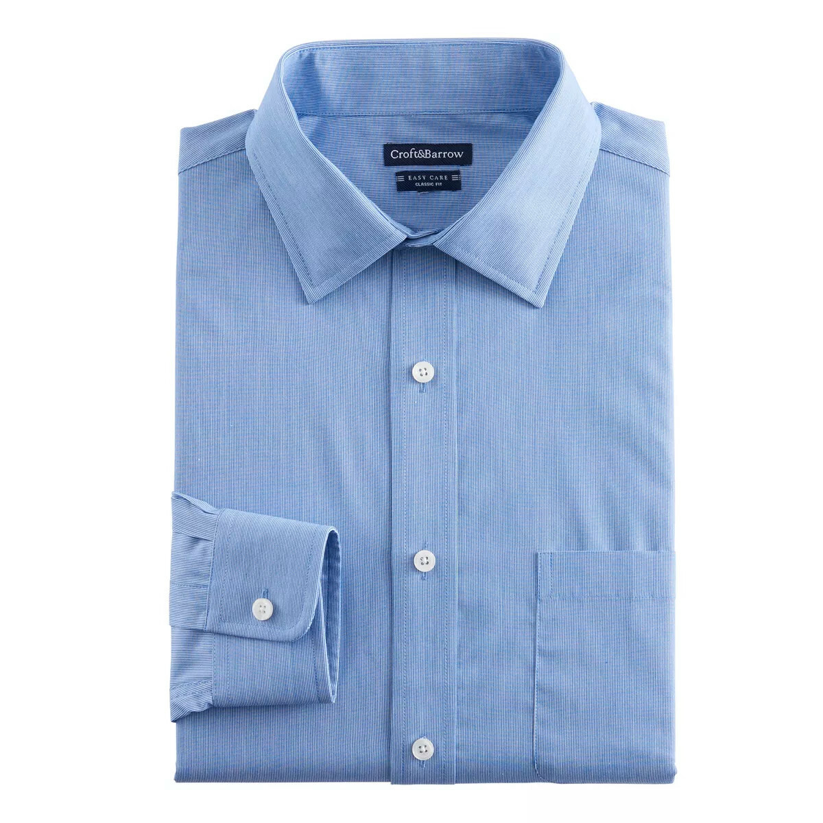 Men's Croft Barrow Classic-Fit Easy Care Spread Collar Dress