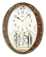  "RHYTHM" MUSICAL WALL CLOCK - JOYFUL SNOWFLAKE   W/ 18 MELODIES 4MJ899WD23