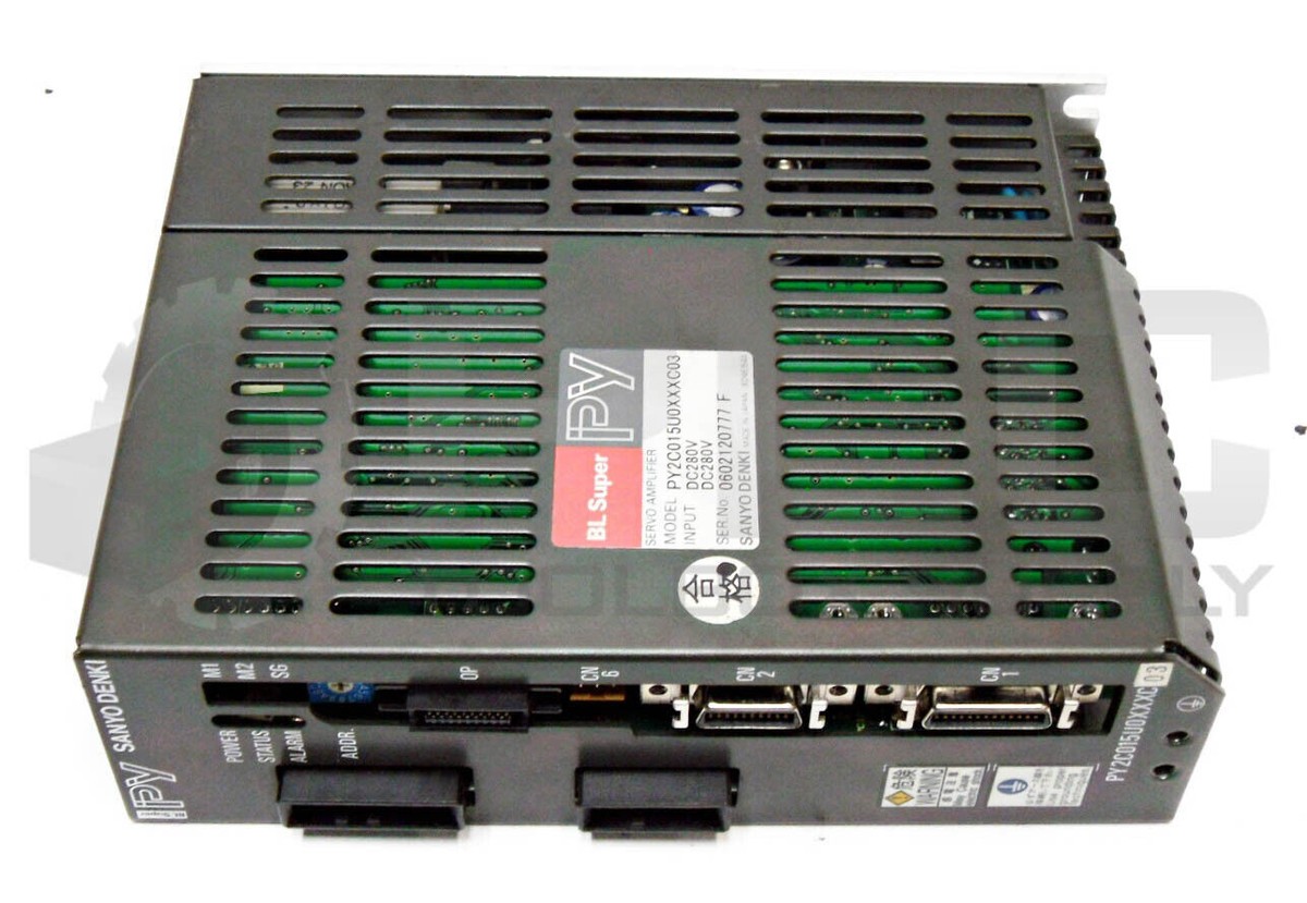 SANYO DENKI PY2C015U0XXXC03 SERVO AMPLIFIER, INPUT: DC 280V | eBay