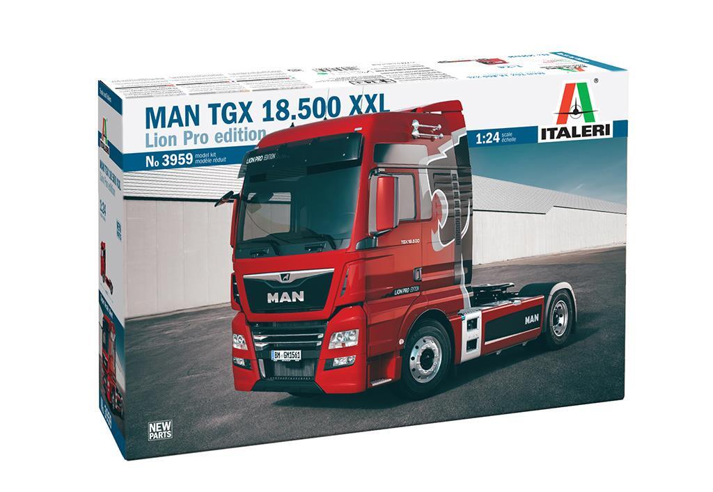 Italeri 3959 MAN - TGX 18-500 XXL Lion Pro Edition 1:24 Model Kit