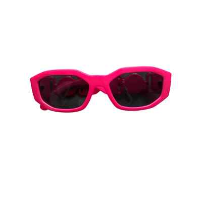 VERSACE Medusa Biggie Square Sunglasses Authentic Pink Gold VERSACE EUC Medusa Biggie Square Sunglasses Authentic Pink  main image 4
