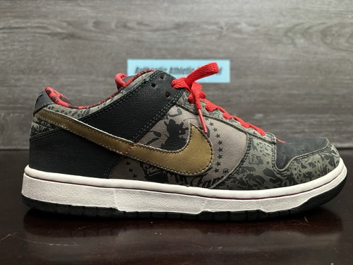 Nike SB Dunk Low Premium SBTG Sabotage 2006 Black Red Men's Size 9 313170 201 - 第 10/21 張圖片