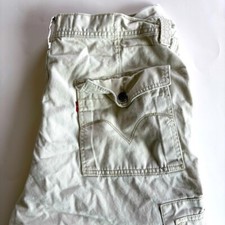 Levi's Men's 38 Cargo Shorts Tan Cotton Relaxed Fit 11" Y2K Style