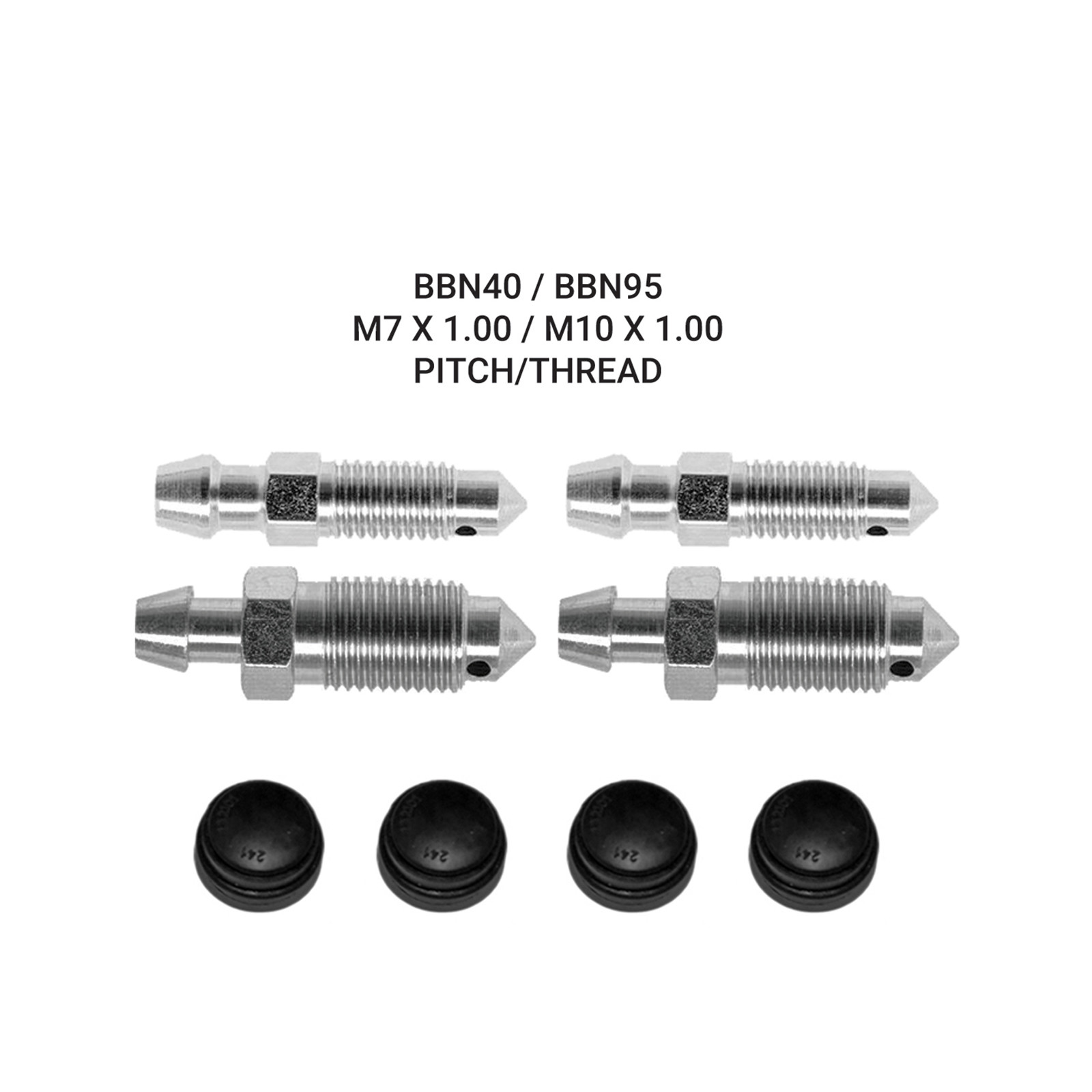 BRAKE CALIPER BLEED NIPPLES SCREWS FITS NISSAN QASHQAI 4X4 20072013