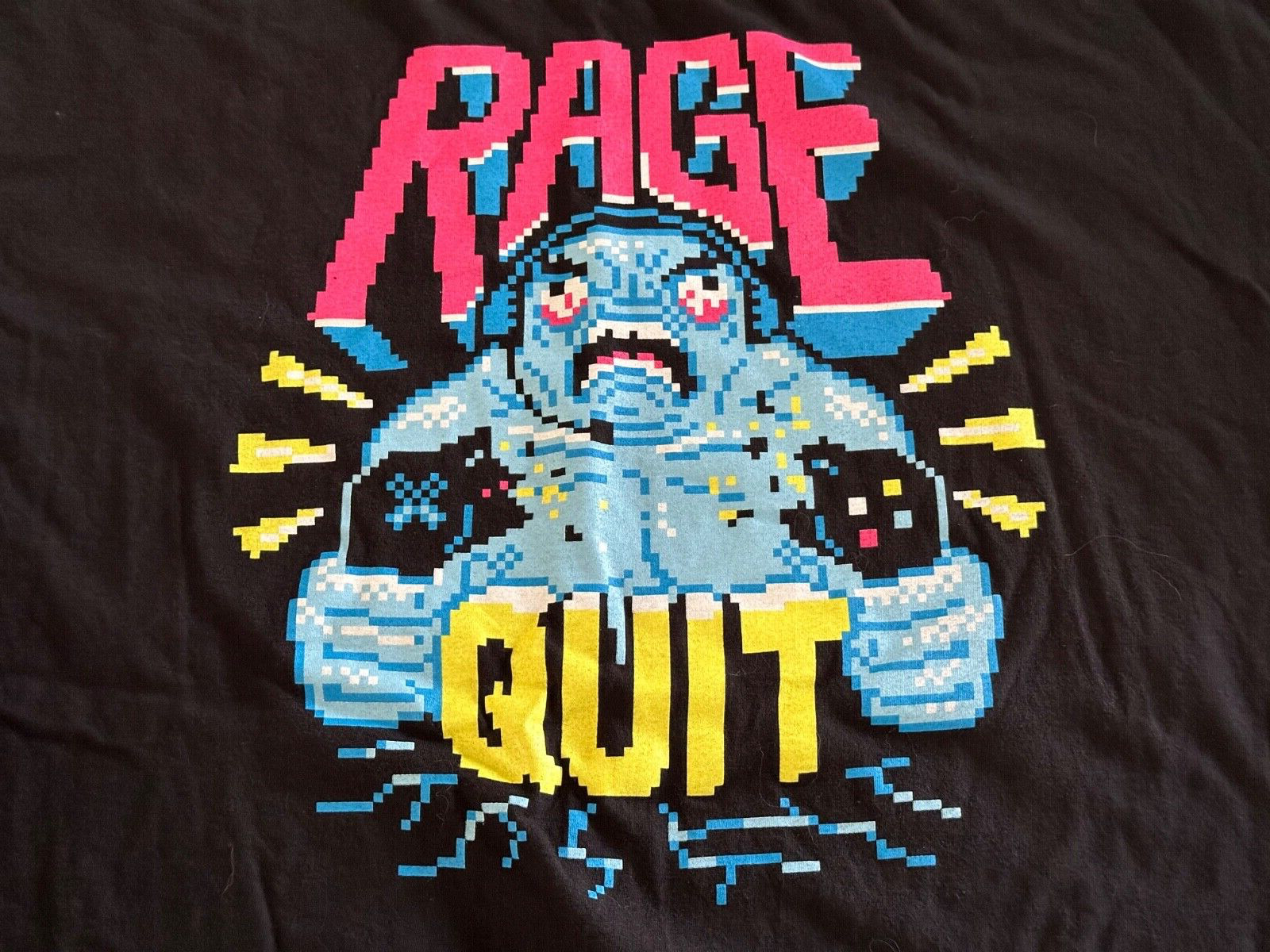 Threadless Rage Quit First Edition Guys Mens Adul… - image 2