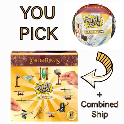 MGA Miniverse Lord of the Rings LOTR Make It Mini - You Pick + Combined Ship