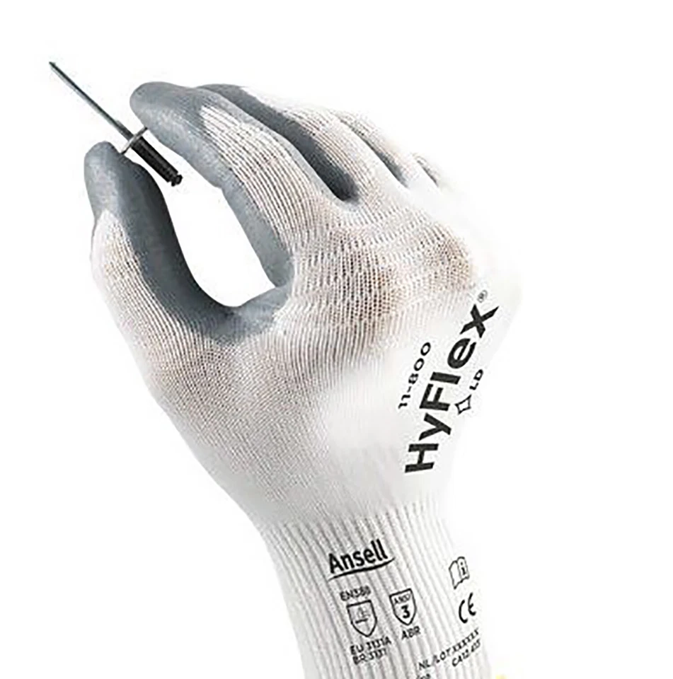 Nitras Ansell HyFlex® 11-800 Schutzhandschuhe, Arbeitsschutz-Handschuhe, Montage - Bild 3 von 4