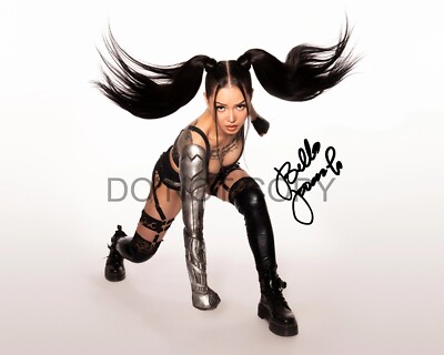 Bella Poarch 8x10 signed REPRINT Photo TikTok Star Goth Build a Bit B