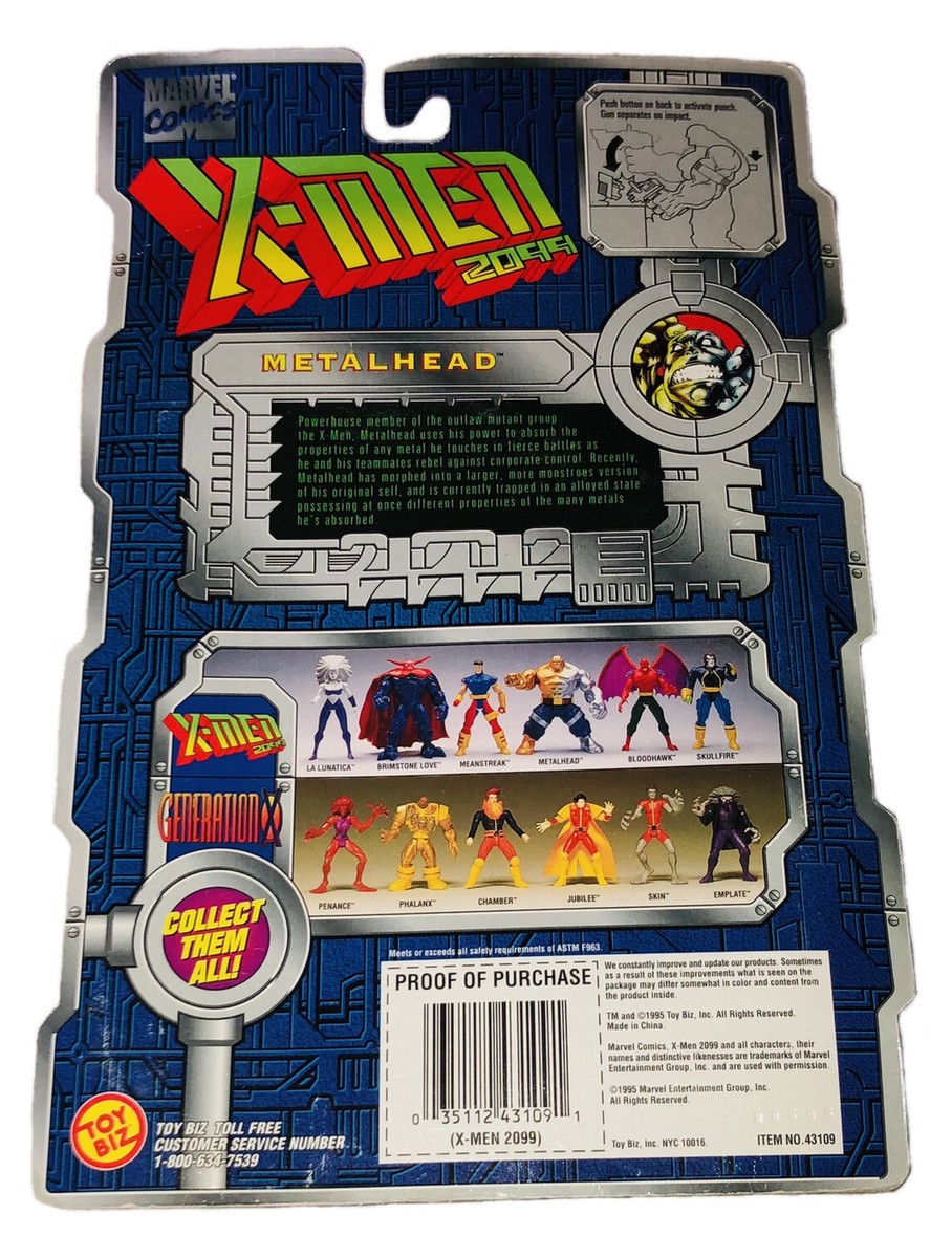 X-Men 2099 Metalhead Brand New Sealed Marvel Action Figure Toy Biz