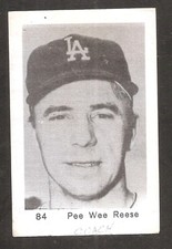 Pee Wee Reese 1960 Venezuelan Baseball Stickers #84 MK Dodger Ultra Rare HOF