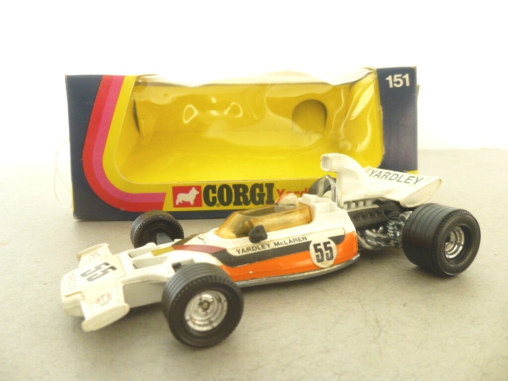 Corgi Toys Yardley McLaren M19A F1 Racing Car - Corgi Toys Model